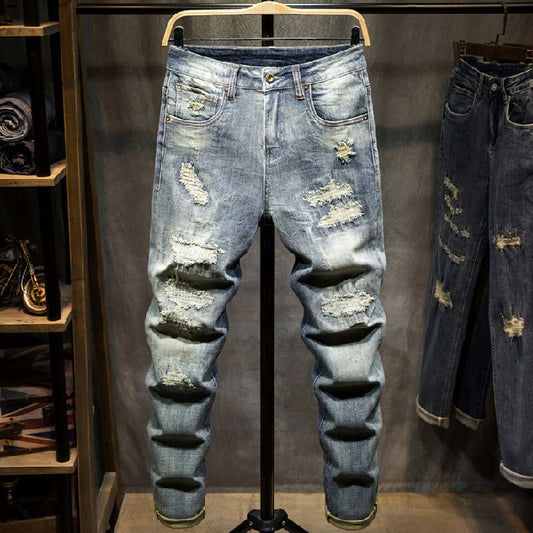 Ripped Jeans For Young Men Korean Style